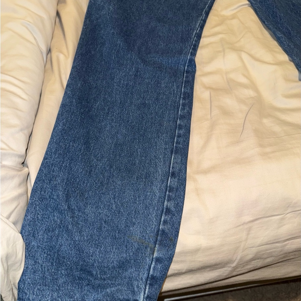 Wrangler Blue Relaxed Fit Jeans Timeless Style - Picture 6 of 9